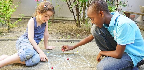 Foto von spielenden Kindern
